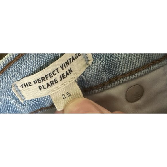 Madewell The Perfect Vintage Flare Jean in Delavan Wash Blue 25x32 - Picture 4 of 9